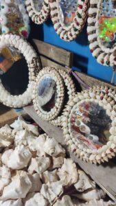 Things made with sea shell in Puri 