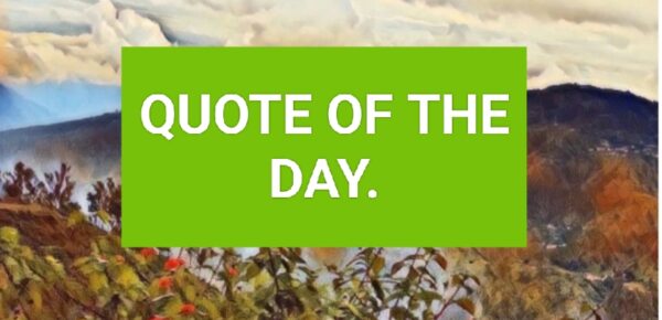 Quote of the day.